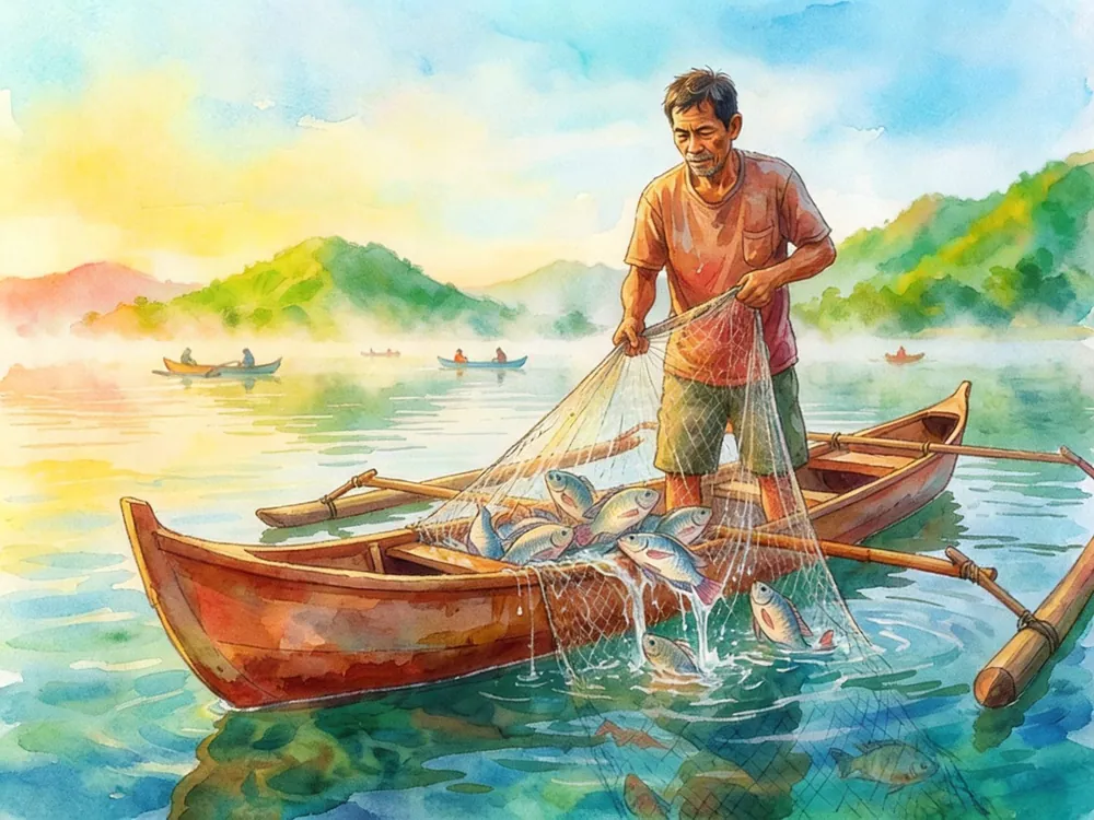 Lake restoration and fishery revival through remote-sensing and limnology