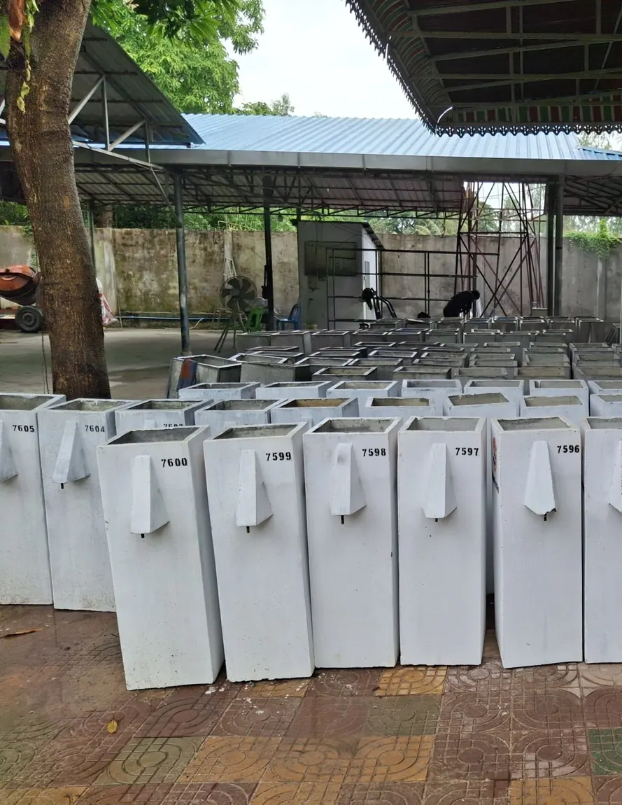 Finished filters waiting for delivery