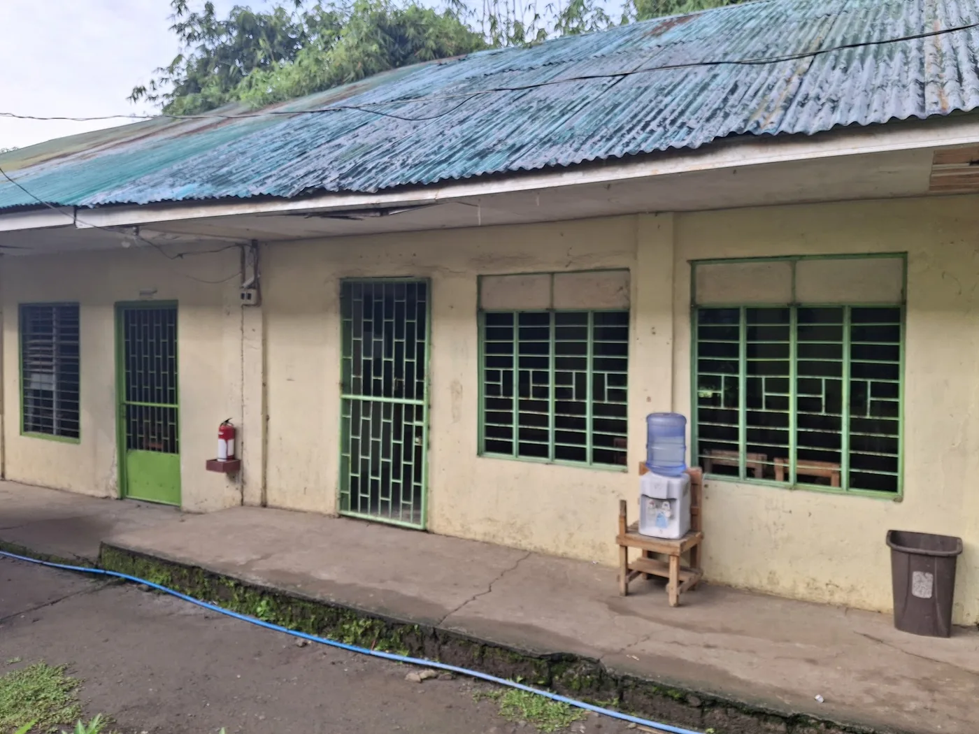 A community building in the program area